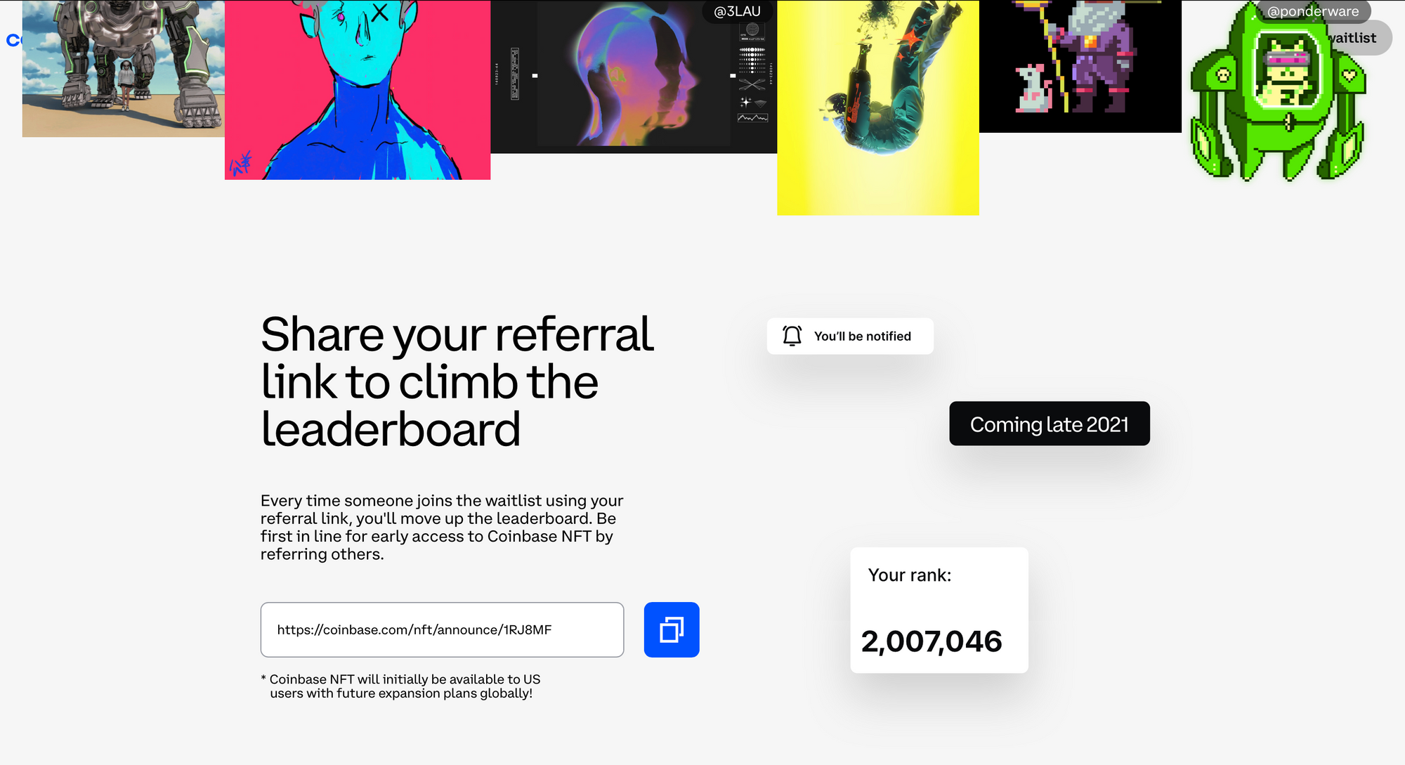 Coinbase NFT Marketplace