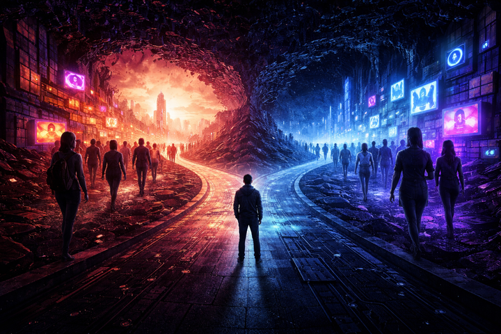 Fork in the Road: Real People or Synthetic Comfort